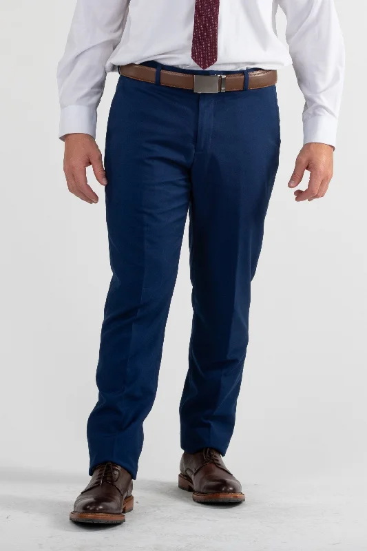 Signature Suit Pant Slim Fit / Indigo Cozy Fitted Pants