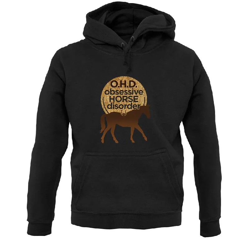 Obsessive Horse Disorder Unisex Hoodie Hoodie with Zipper Versatile Modern