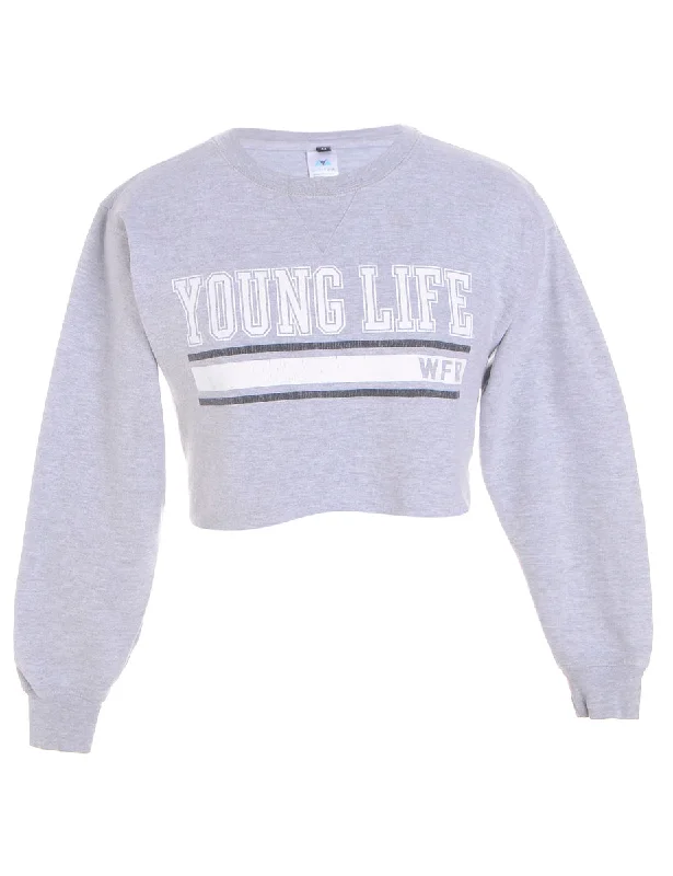 Label Riely Raw Hem Sweatshirt Hoodie with Front Slit Layering Stylish