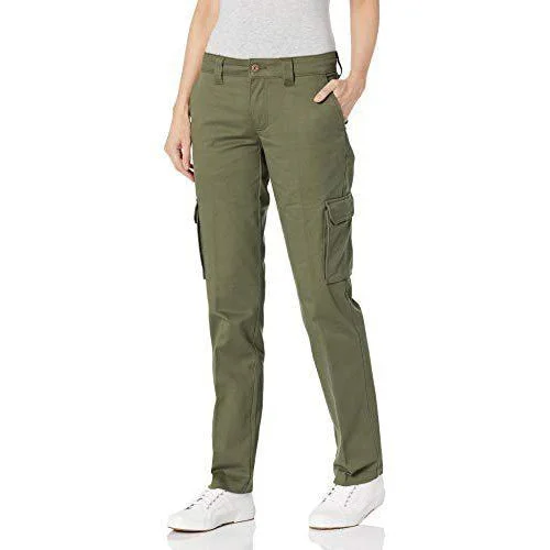 Dickies Women's Relaxed Fit Stretch Cargo Straight Leg Pant Fashionable Jogger Pants
