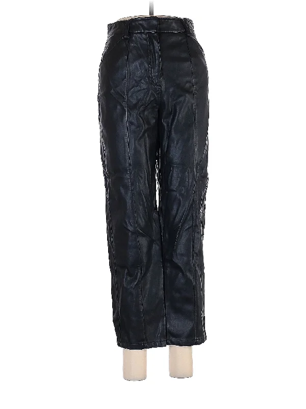 Faux Leather Pants Casual Lounge Pants