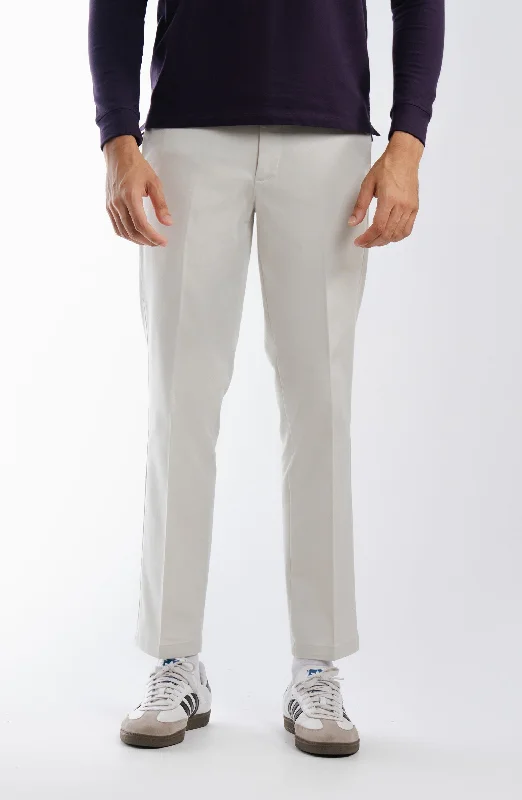 Wrinkle Free Pants - Beige Casual Yoga Pants