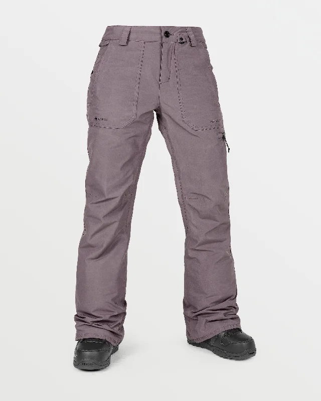 Womens Knox Insulated Gore-Tex Pants - Dusty Lavender Casual Plaid Pants