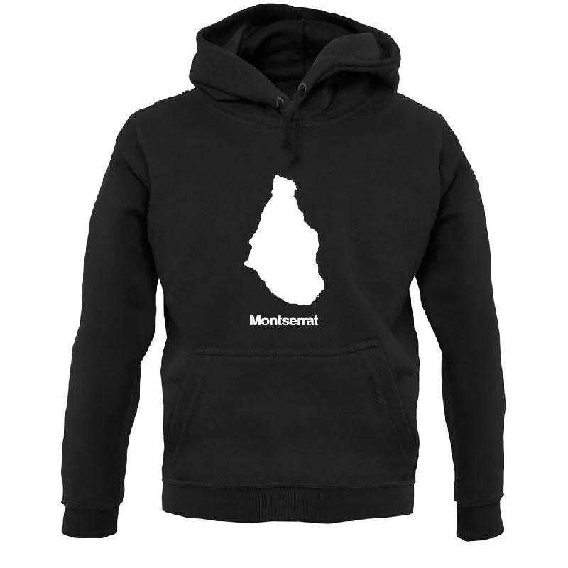 Montserrat Silhouette Unisex Hoodie Hoodie with Puffed Sleeves Voluminous Trendy