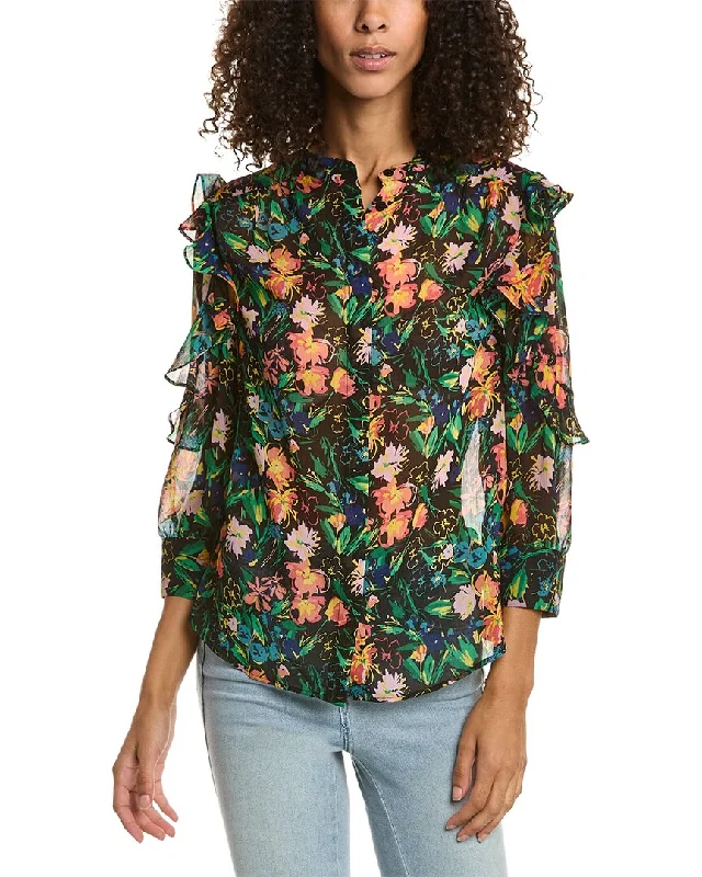 Ted Baker Carita Blouse Lightweight Linen Blouse