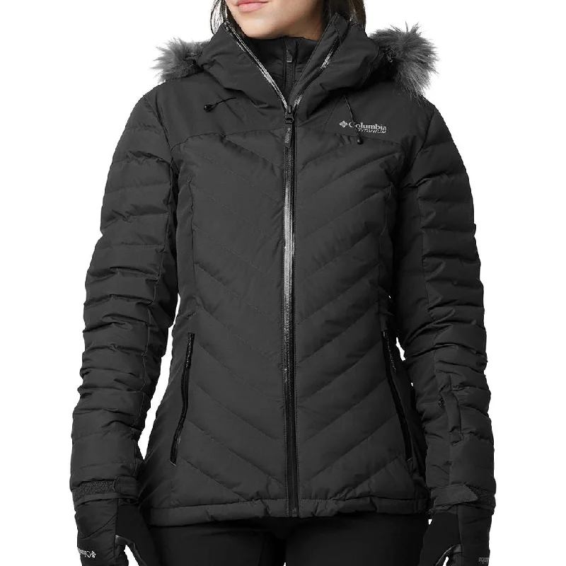 Women's Columbia Bird Mountain Insulated Jacket Hooded Caped Shawl Collar