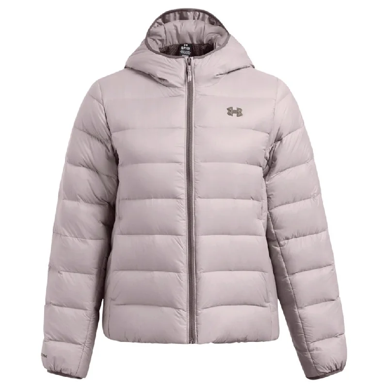 Women's UA Legend down Hooded Jacket Real Fur Shearling Chenille