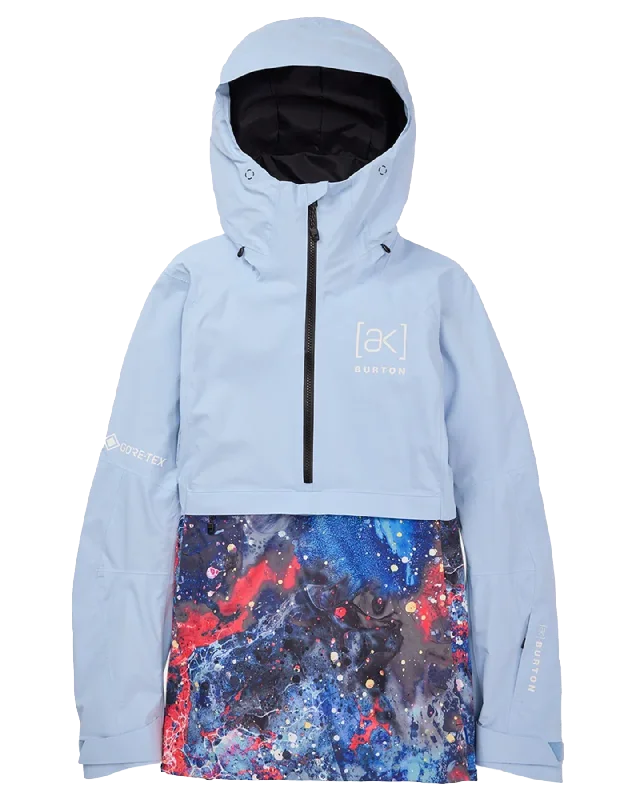 Burton Women's [ak]® Kimmy Gore-Tex 2L Anorak Snow Jacket - Moonrise/Nebula Terry Blend Velvet Blend Canvas Blend