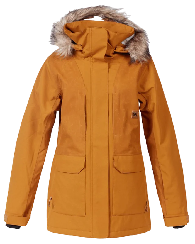 DC Women's Panoramic Snow Jacket - Cathay Spice - 2022 Anti-Pilling Machine Wash Handmade