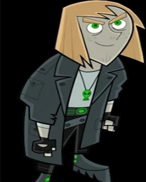 Johnny 13 Danny Phantom Jacket Spandex Blend Rayon Blend Denim Blend