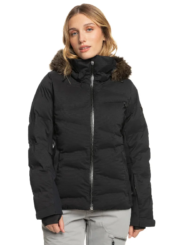 Snowstorm Technical Snow Jacket - True Black Elegant Classic Vintage