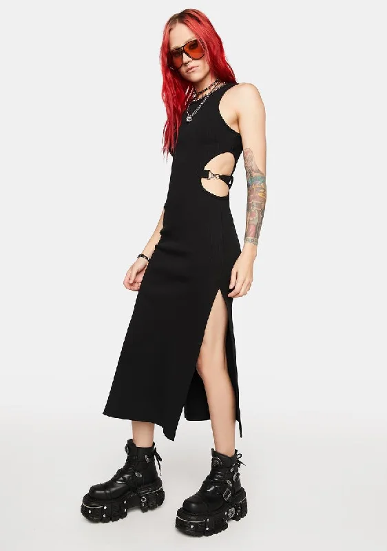 Darkside Maxi Dress Chic Sleeveless Maxi Dress