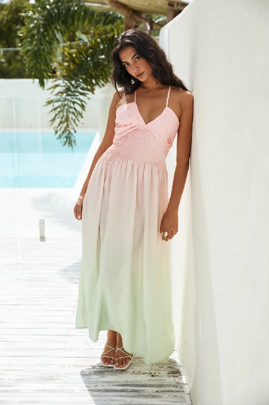 Energetic Lover Maxi Dress Green Comfortable Fitted Maxi Dress