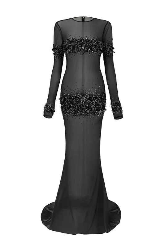 HELEN ALLURING MAXI DRESS Trendy Maxi Dress with Lace