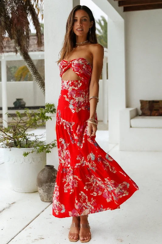 Stole Your Heart Maxi Dress Stylish A-Line Maxi Dress
