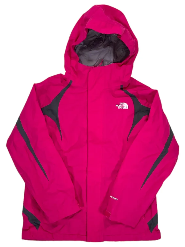 Girls Mountain View Shell Jacket Hoodie Zip-Up Jacket Button-Up Jacket