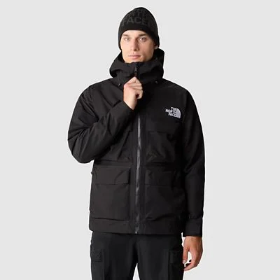 The North Face Mens Dragline Jacket Zip Front Button Front Snap Front