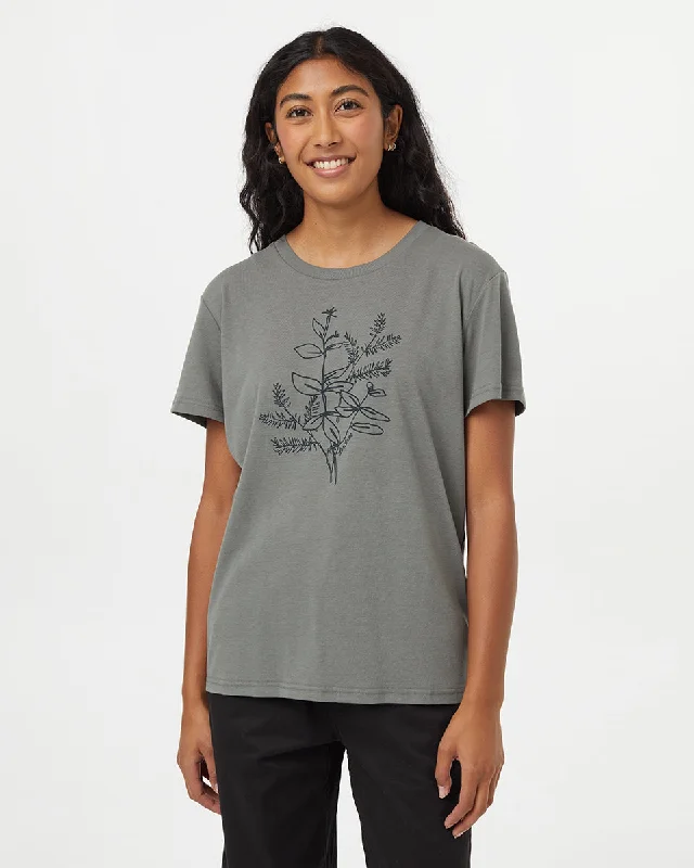 Autumn Flora T-Shirt Iron Safe Non-Iron Wrinkle Free