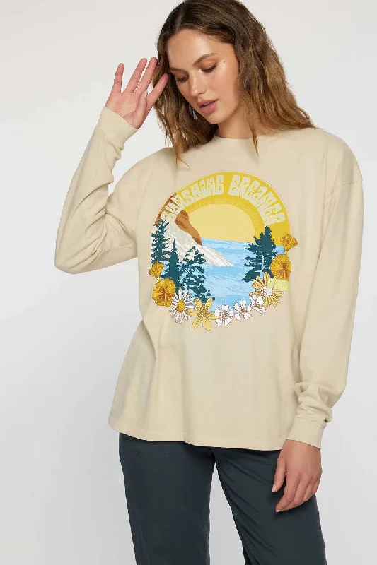 BIG SUR TEE Graphic T-Shirt Round Neck Polyester