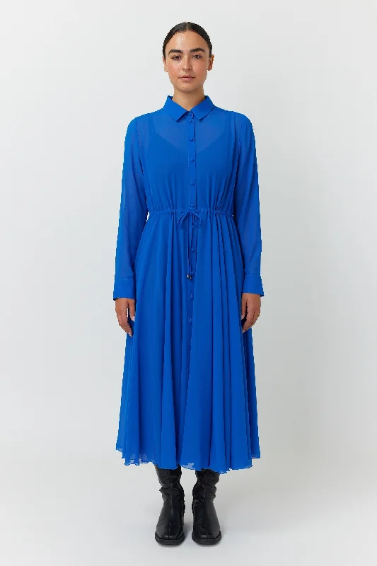 Billowy shirt dress Collared T-Shirt Boat Neck A-Line