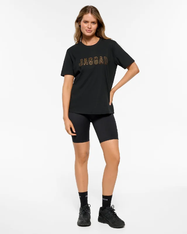 Classic Keyline Tee Black Casual Formal Business