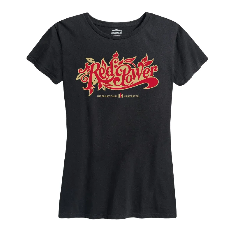 International Harvester™ - Red Power - Women's Short Sleeve T-Shirt Anti-Shrink Durable Soft International Harvester™ - Red Power - Women's Short Sleeve T-Shirt Anti-Shrink Durable Soft