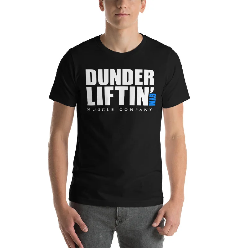 Dunder Liftin Muscle Company - T-Shirt Fleece Nylon Spandex