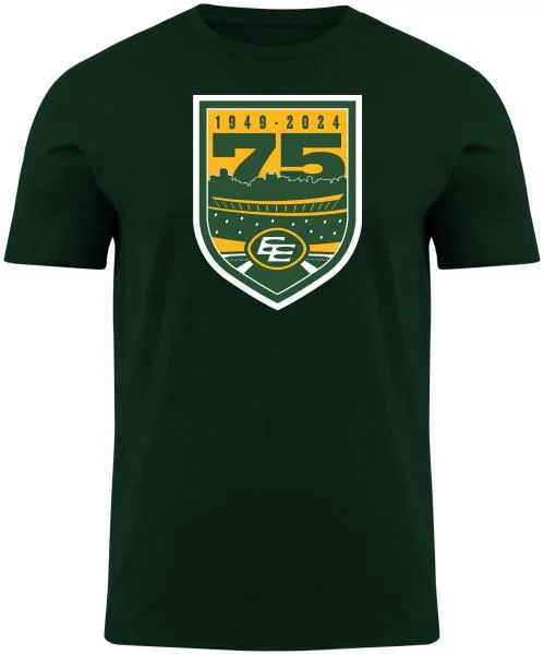 Edmonton Elks 75th Anniversary Unisex T-Shirt Houndstooth Herringbone Solid