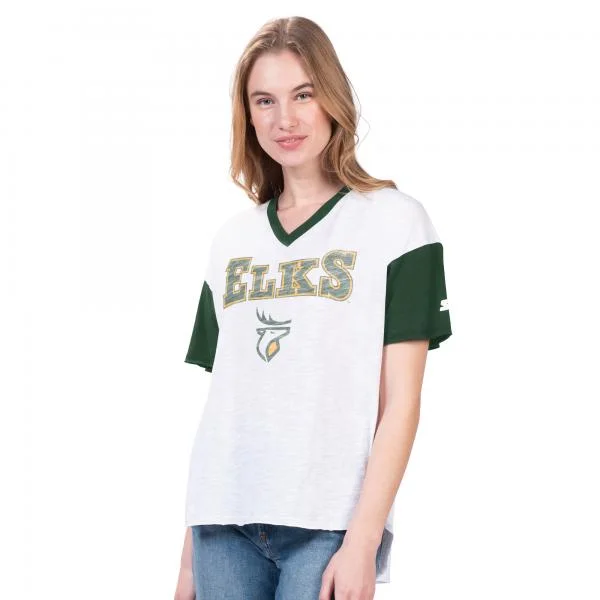 Edmonton Elks Ladies First Base Tee Embroidered Appliqued Beaded