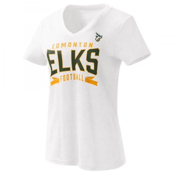 Edmonton Elks - Womens Club House Tee Nylon Fabric Polyester Fabric Spandex Fabric