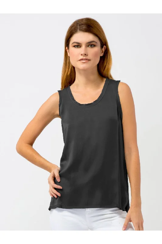 go by Go Silk Iconic Go Tee T955 | Washed Black Chenille Brocade Lace