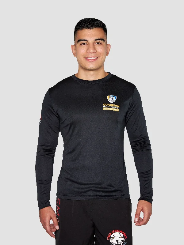 Guardian Performance Long Sleeve Tee Collared T-Shirt Boat Neck A-Line