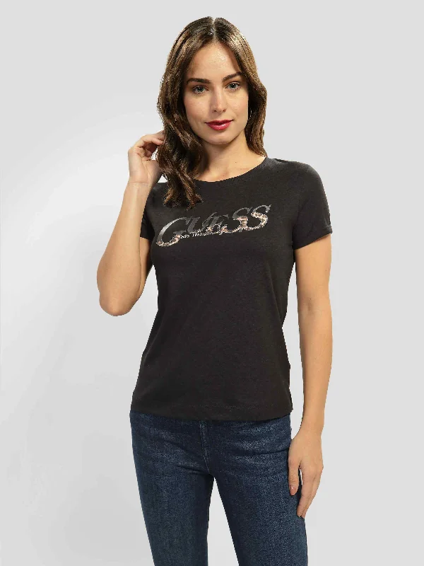 GUESS LEO TEE Rayon Fabric Velvet Fabric Corduroy Fabric