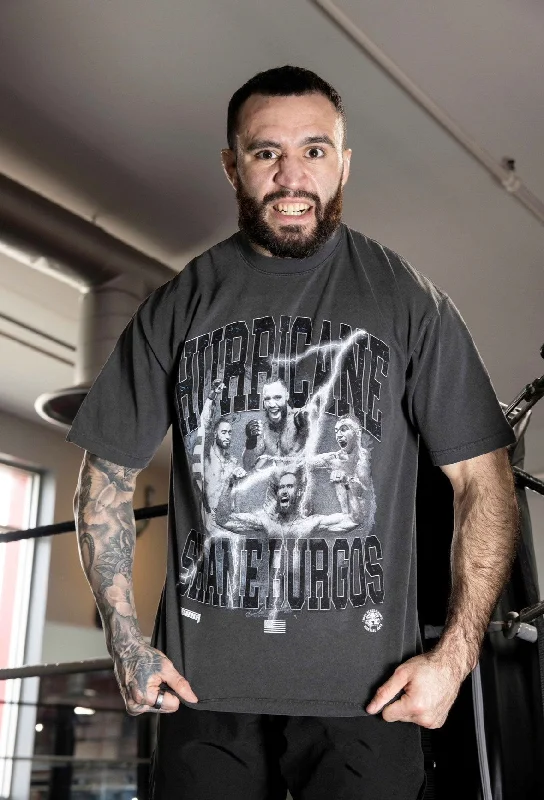 "Hurricane" Shane Fighter Tee Zippered Buttoned Snapped