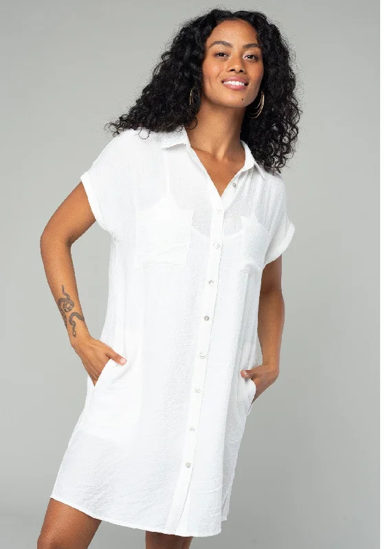Jackson Mini Shirtdress Front Pockets Side Pockets Patch Pockets