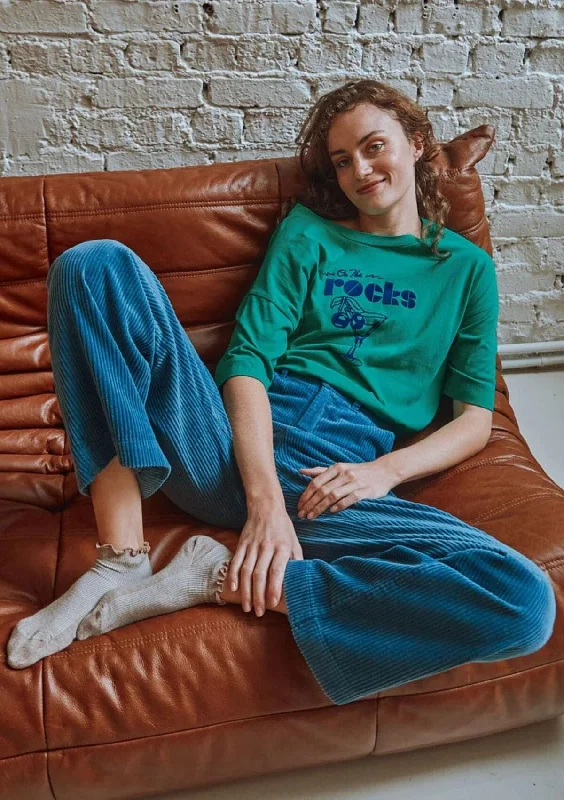 On The Rocks Organic Cotton T-Shirt | Emile et Ida Casual Formal Business