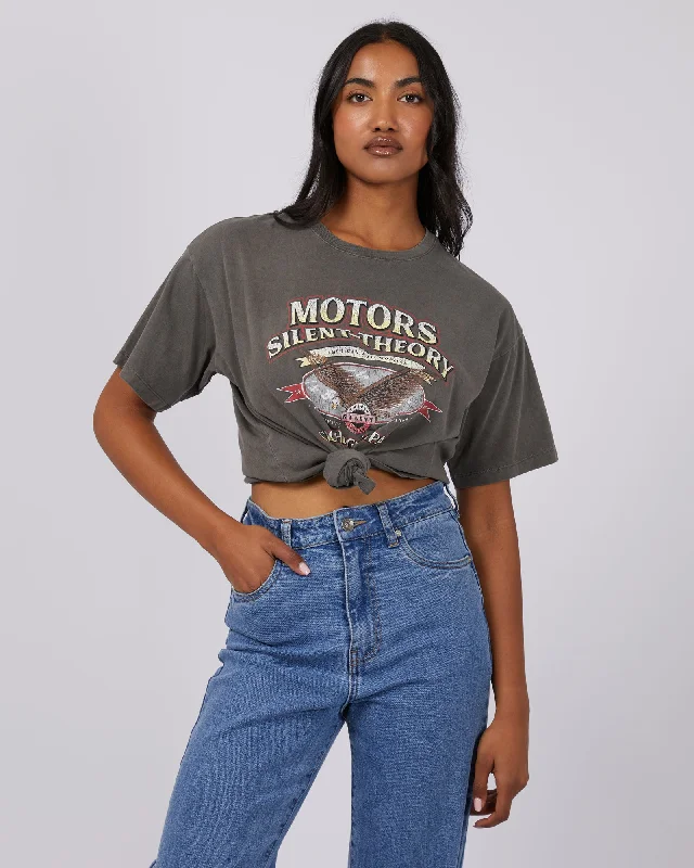 Patriot Tie Tee Coal Cozy Warm Stylish
