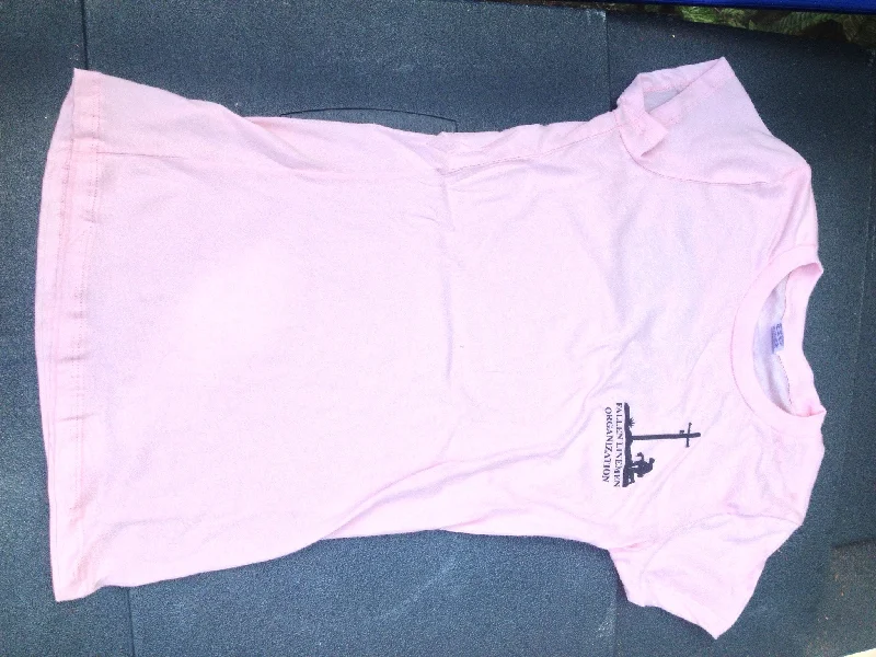 Pink FLO Woman's Cut Tshirt Oversized T-Shirt Spandex breathable