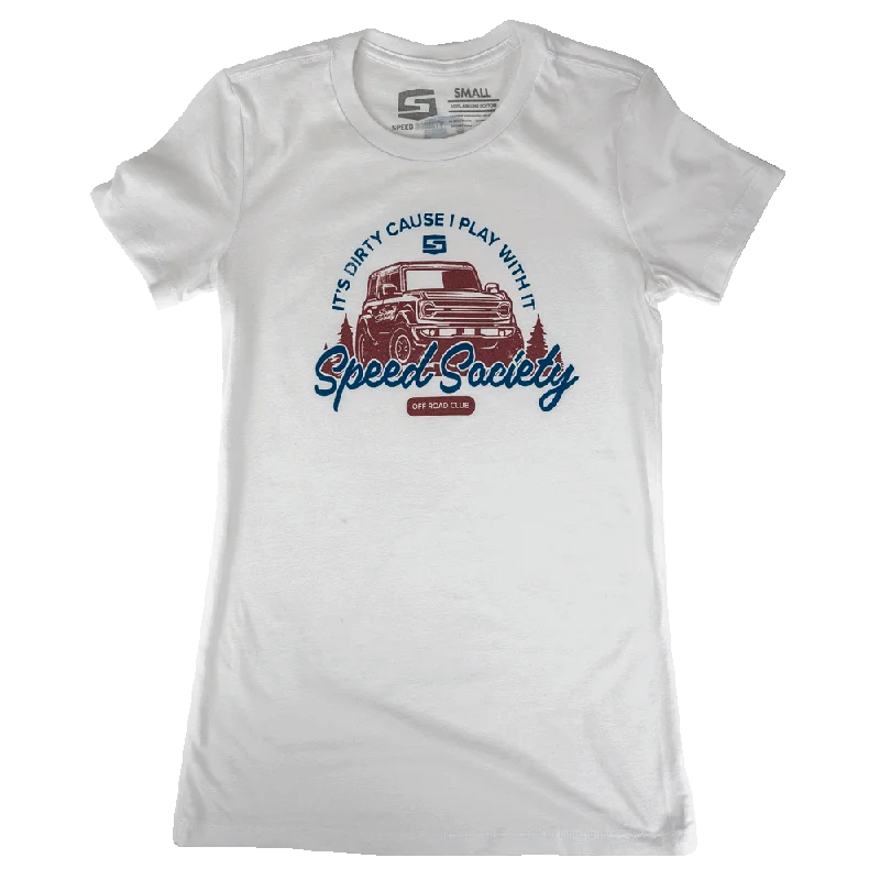 Playin Dirty T-Shirt Polka Dot Checkered Tartan
