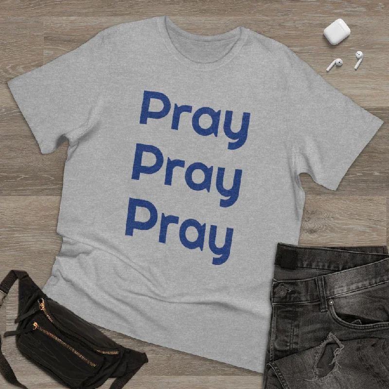 Pray Christian Unisex Tee, Best Unisex Deluxe Christian Biblical Regular Fit Cotton T-shirt For Men or Women (US Size: XS-3XL) Handmade Hand-knitted Hand-woven Pray Christian Unisex Tee, Best Unisex Deluxe Christian Biblical Regular Fit Cotton T-shirt For Men or Women (US Size: XS-3XL) Handmade Hand-knitted Hand-woven