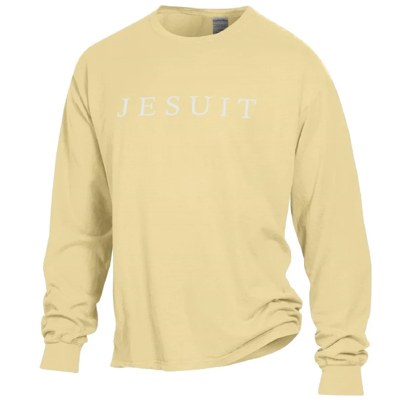 Comfort Wash LS Jesuit Tee Solid Color Striped Floral