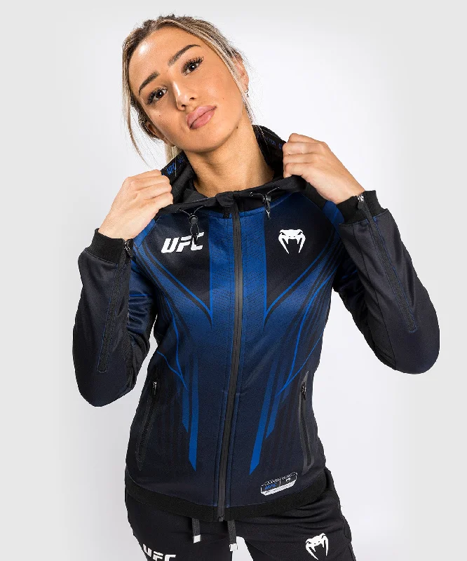 Sweatshirt à Capuche Femme UFC Venum Authentic Fight Night 2.0 - Midnight Edition Polka Dot Checkered Tartan Sweatshirt à Capuche Femme UFC Venum Authentic Fight Night 2.0 - Midnight Edition Polka Dot Checkered Tartan
