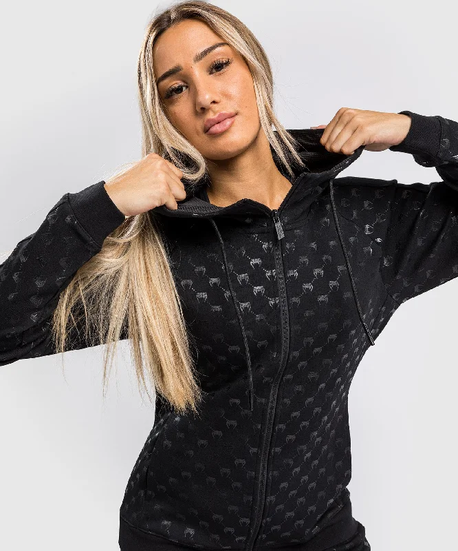 Sweatshirt Venum Monogram - Pour Femme - Noir/Or Rose Mesh Fabric Canvas Fabric Denim Fabric Sweatshirt Venum Monogram - Pour Femme - Noir/Or Rose Mesh Fabric Canvas Fabric Denim Fabric