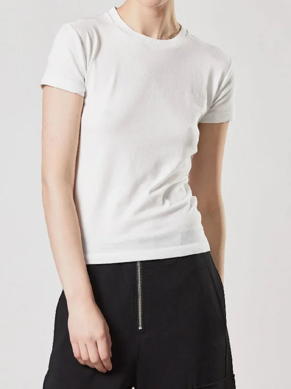 Round neck T shirt Houndstooth Herringbone Solid