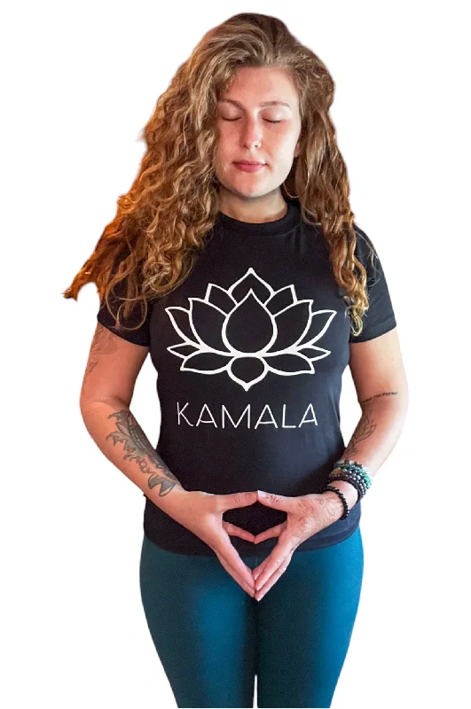 The Kamala Lotus Tee Boxy Fit Fitted Loose