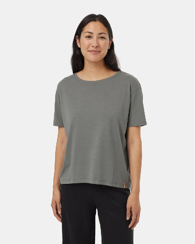 TreeBlend High Low T-Shirt Chenille Brocade Lace