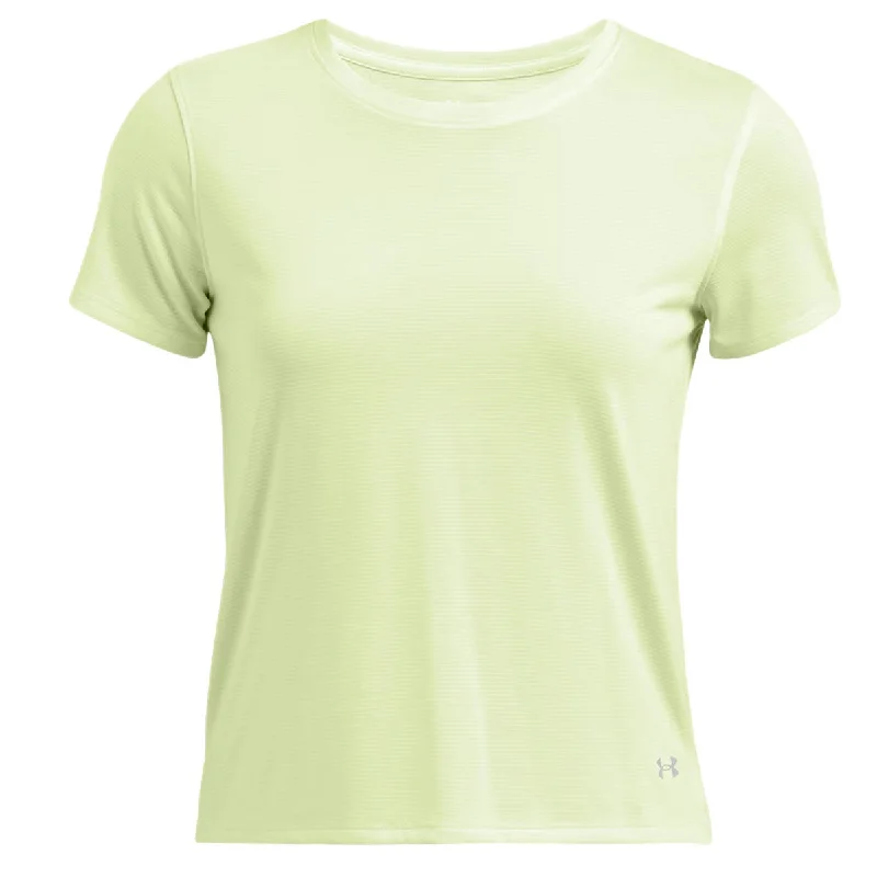 Under Armour Streaker Short Sleeve Tee - Womens - Retro Green/Reflective Elasticated Padded Insulated Under Armour Streaker Short Sleeve Tee - Womens - Retro Green/Reflective Elasticated Padded Insulated