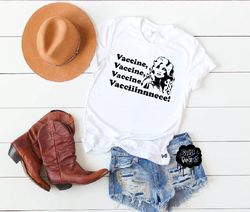 Vaccine, Vaccine, Vaccine, Vacciiinnneee Adult Shirt BLACK DESIGN ONLY Ribbed T-Shirt High Neck Heavyweight Vaccine, Vaccine, Vaccine, Vacciiinnneee Adult Shirt BLACK DESIGN ONLY Ribbed T-Shirt High Neck Heavyweight