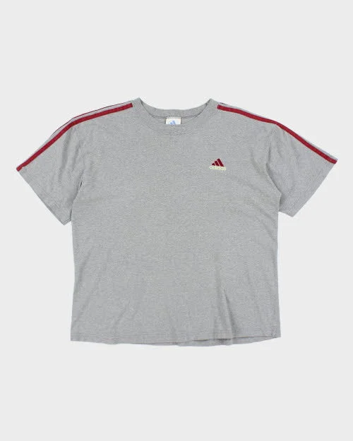 Vintage 2000's Adidas 3 Stripe T-Shirt - M Modern Contemporary Chic