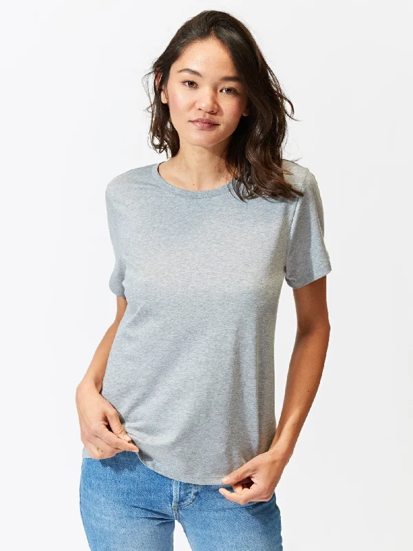 Invincible Crew Neck Tee Wool Fabric Cashmere Fabric Tweed Fabric